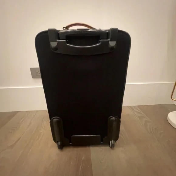 Coach Wheeled Carry-On in Black Canvas with Signature Logo Interior - Picture 8 of 17